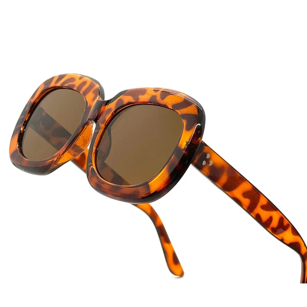 Kids Tortoiseshell Oval Sunglasses UV Protection Brown Lenses Fashion Girls 2026